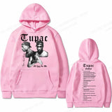 Tupac 2Pac Graphic Fleece Hoodie for Men