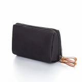 Solid Color Cosmetic Bag Women Makeup Pouch Toiletry Bag Fashion Necessaries Make Up Organizer Case Waterproof Wash Kit