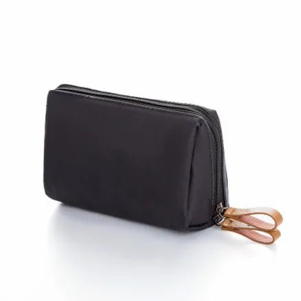 Solid Color Cosmetic Bag Women Makeup Pouch Toiletry Bag Fashion Necessaries Make Up Organizer Case Waterproof Wash Kit
