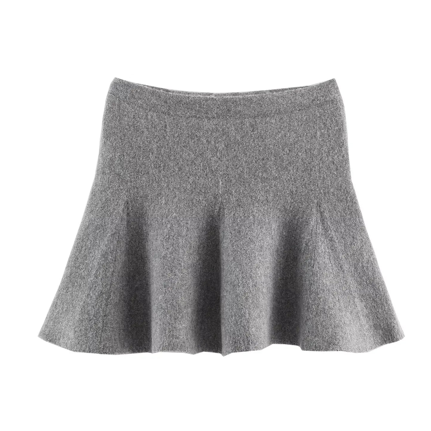 Women's 2-Piece Knitted Mini Skirt & Bomber Jacket Set