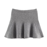 Women's 2-Piece Knitted Mini Skirt & Bomber Jacket Set