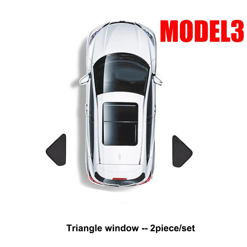 Tesla Model 3 Highland Window Sun Shade & Privacy Blind