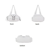 Vintage Women Handbags Satchel Top-handle Handbag PU Shoulder Bag Dumpling Pack Give Gifts Shoulder Bags Phone Money Pack