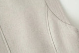 Women Stand Collar Double Breasted Mini Dress Sleeveless Elegant Casual Slim Fit Short Robe Lady Office New Dresses 2026 Summer
