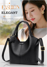 Brand High Quality Soft Leather Large Capacity Top-handle Bags Female Handbags Women Shoulder Crossbody Totes Messanger Bag Sac