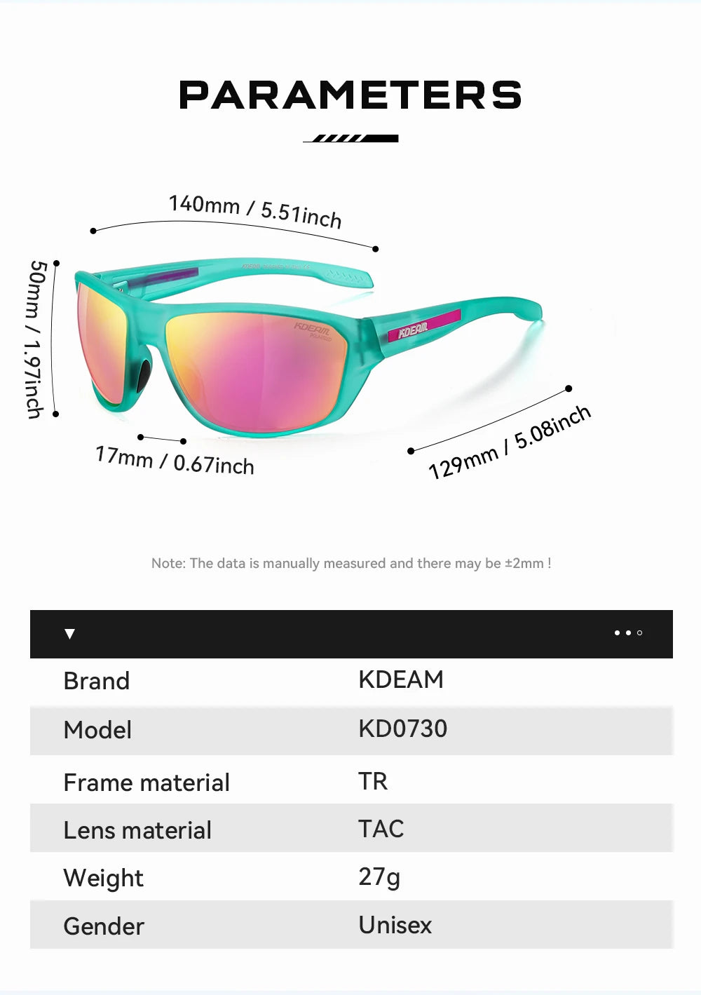 KDEAM All Black Fishing Sunglasses Polarized Performance Sports Sun Glasses For Men TR90 With Skull Case Category 3