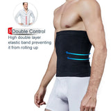 Mens Tummy Control Shapewear Compression Waist Cincher Slimming Body Shaper Belly Fat Girdle Stomach Band Back Support Belt