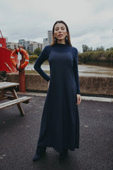 AW25 Pinstripe Collection – Knit & Slip Dress Set