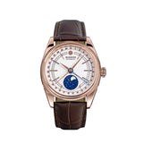 Sugess 40mm Watch of Men Moonphase Automatic ST2108 Movement Sapphire Crystal Mechanical Wristwatches Waterproof Date S452
