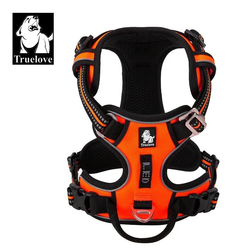 Truelove Dog Harness – Camo Reflective Nylon, All Breeds