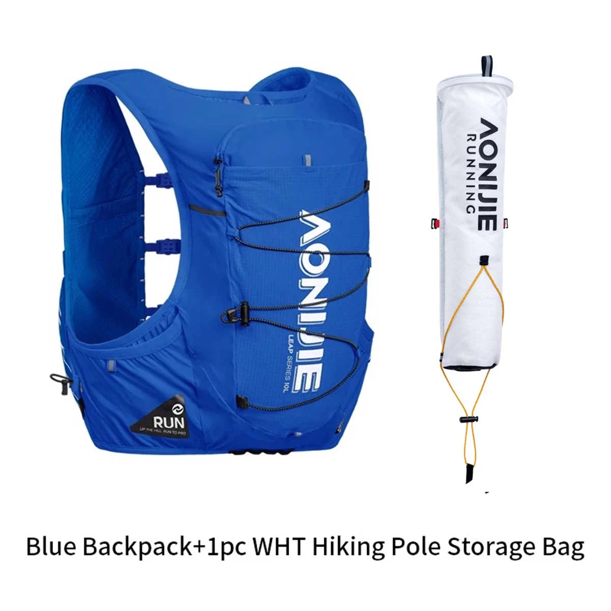 AONIJIE C9116 Unisex 10L Sports Running Backpack Lightweight Off-Road Hydration Pack for Hiking Off-road Cycling Race Marath