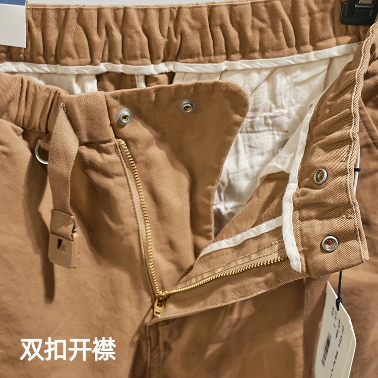 Men's Cotton Cargo Pants – Regular Fit