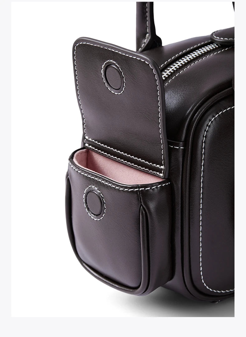 Amazing Song Toast Bag BGT Retro Chic Classic Bowling Bag Style Linear Shoulder Bag