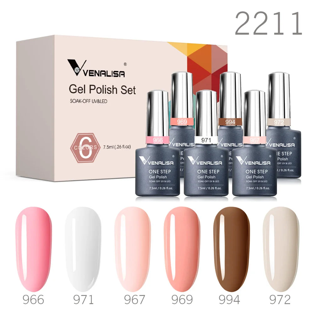 Venalisa HEMA-Free Gel Polish Kit – Autumn Color Collection