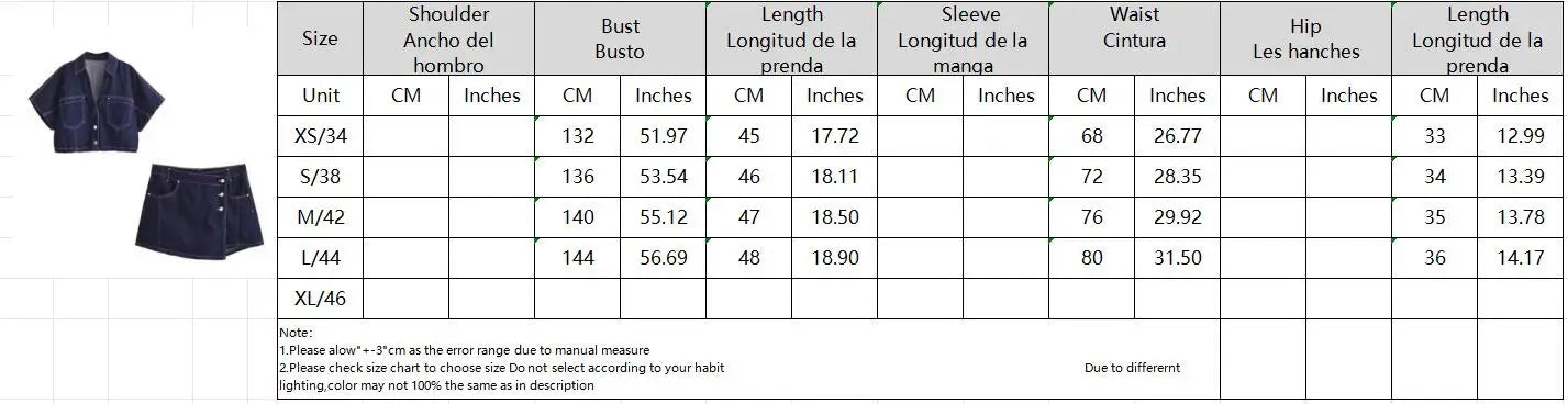Nlzgmsj  Summer Women's Casual Sets Fashion Mini Skirt Shorts Sets Denim Short Shirt Top Sets For Women Street Women Outfit