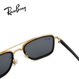 Oversized Square Sunglasses | Luxury Alloy Frame UV400