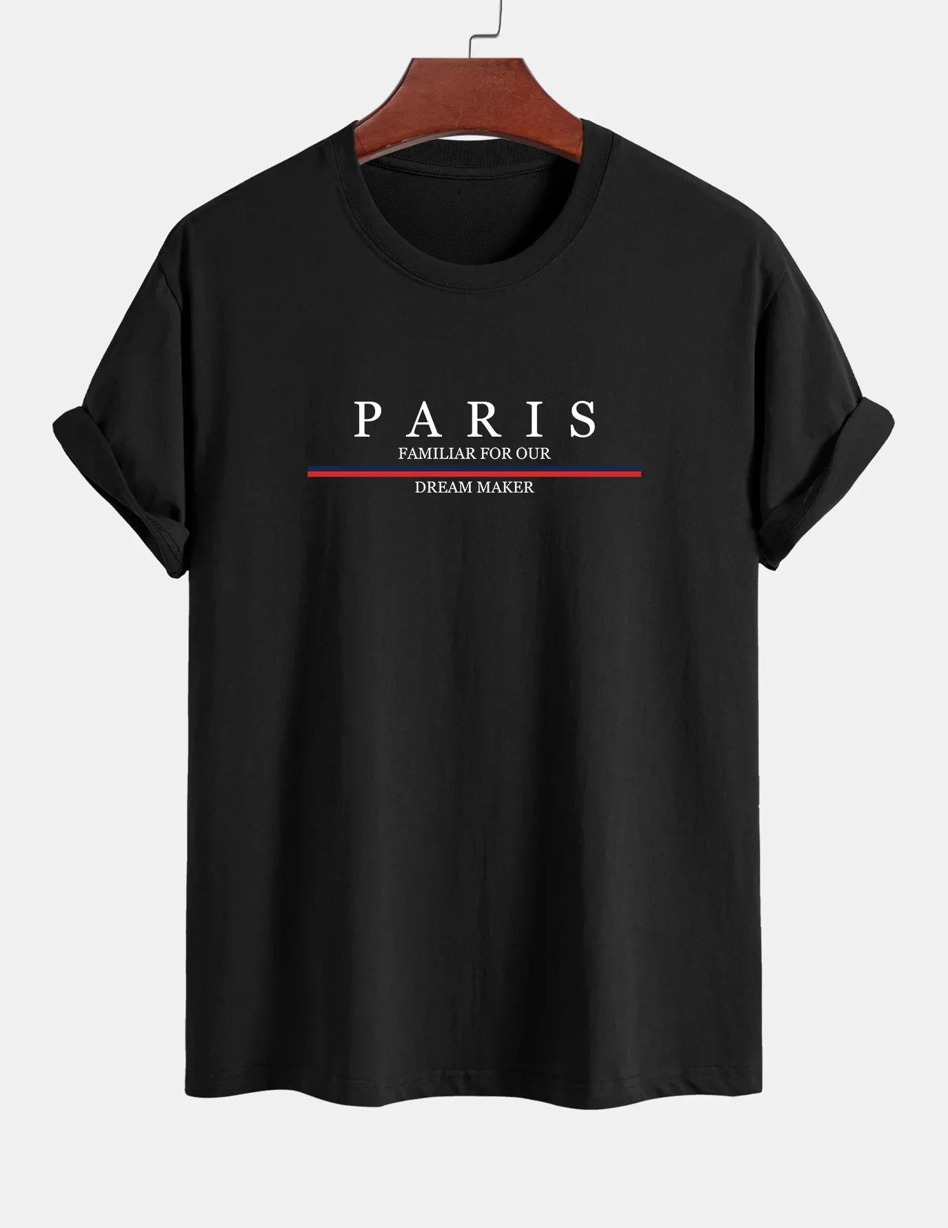 Paris Print Relaxed Fit Pullover – Premium Cotton Casual O-Neck Hoodie