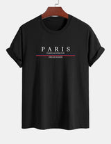 Paris Print Relaxed Fit Pullover – Premium Cotton Casual O-Neck Hoodie