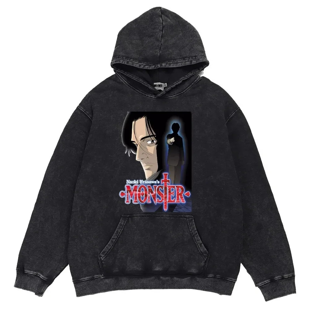 Vintage Wash Oversized Cotton Hoodie