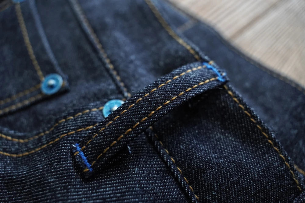 Sauce Zhan SZ6601-10OZ Men Jeans Selvedge Sanforized Denim Jeans Summer Indigo Jeans for Man Regular Fit Straight Leg 10 Oz