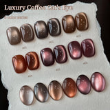 15ml Cat's Eye Nail Gel Polish Set – UV LED Soak-Off