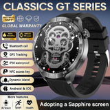 2026 Smart Watch Always display AMOLED NFC Bluetooth Call GPS trajectory Waterproof Health Sport Smartwatch Men for Android iOS