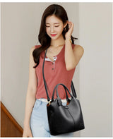 Brand High Quality Soft Leather Large Capacity Top-handle Bags Female Handbags Women Shoulder Crossbody Totes Messanger Bag Sac