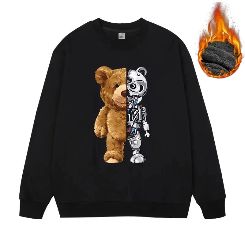 Men's Plus Size Fleece Sweatshirt XL–7XL