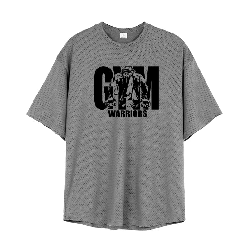 Men’s Quick-Dry Oversized Mesh Sport Tee