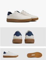 DESAI shoes men's leather shoes men's shoes casual shoes with light soft sole small white shoes men