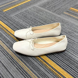 Luxury Butterfly-Knot Footwear Flats With Shoes For Women Female Soft Fashion Shallow Ladies Ballet Flats Slip On Shoes