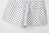 Fashion Polka Dot Shorts Sets For Women 2026 Spring Drawstring Bomber Jacket High Waist Shorts 2 Pieces Set Woman Outfits