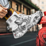 Men’s Winter High-Top Plush Sneakers