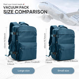 Ryanair 40x30x20 Cabin Bag Men Air Vacuum Compression Backpack Hand Luggage Laptop Backpack,42x29x15 Vacuum Clothing Storage Bag