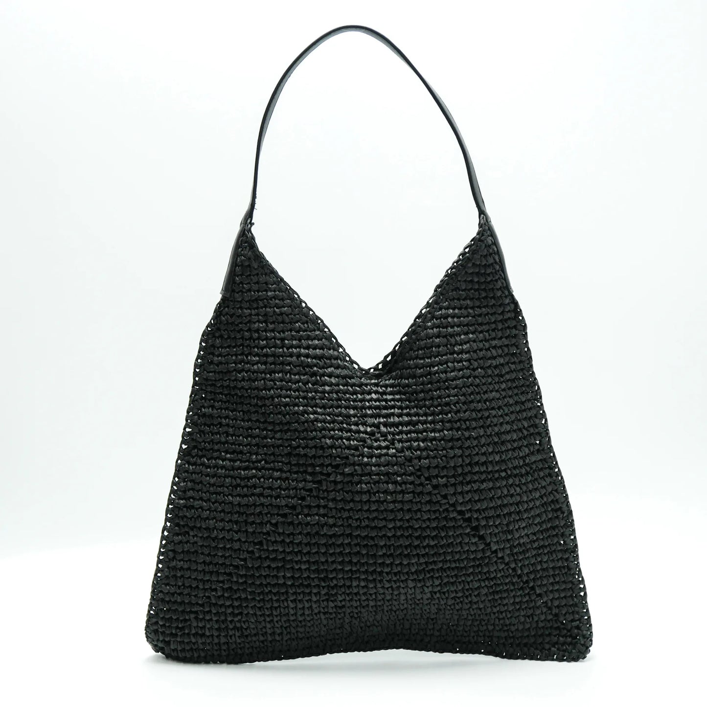 Handwoven Basket Shoulder Bag – Women's Beach & Everyday Tote