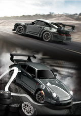RC Drift Car 1:24 Remote Control Car for Adult 20KM/H 4WD High Speed RC Cars with LED Lights Extra Drifting Tires Vehicle Toy