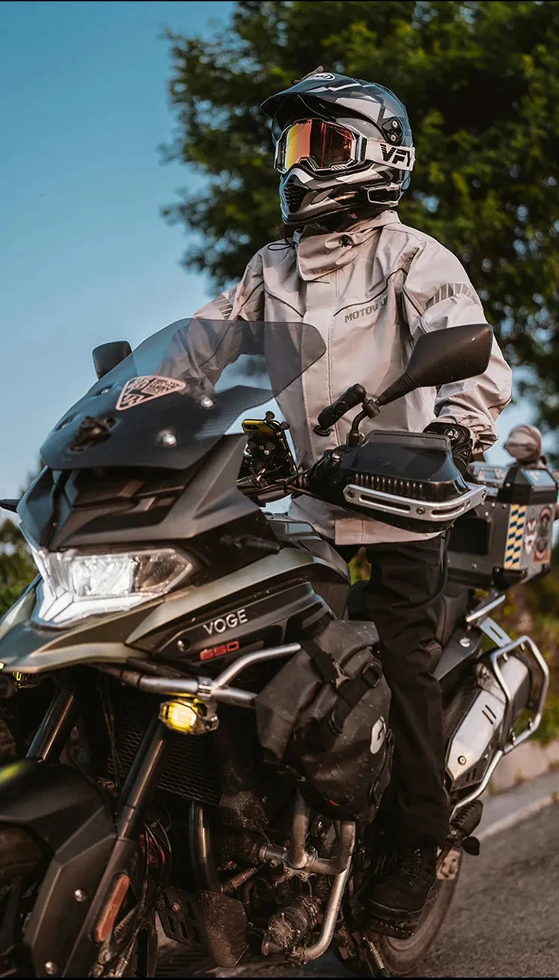 Waterproof Motorcycle Rain Suit – Jacket & Pants Set
