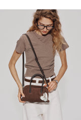 LA FESTIN Original Handbags New Suede Bag Commuter Women's Bag Luxury Shoulder Crossbody Bag Boston Bag Handheld Bag