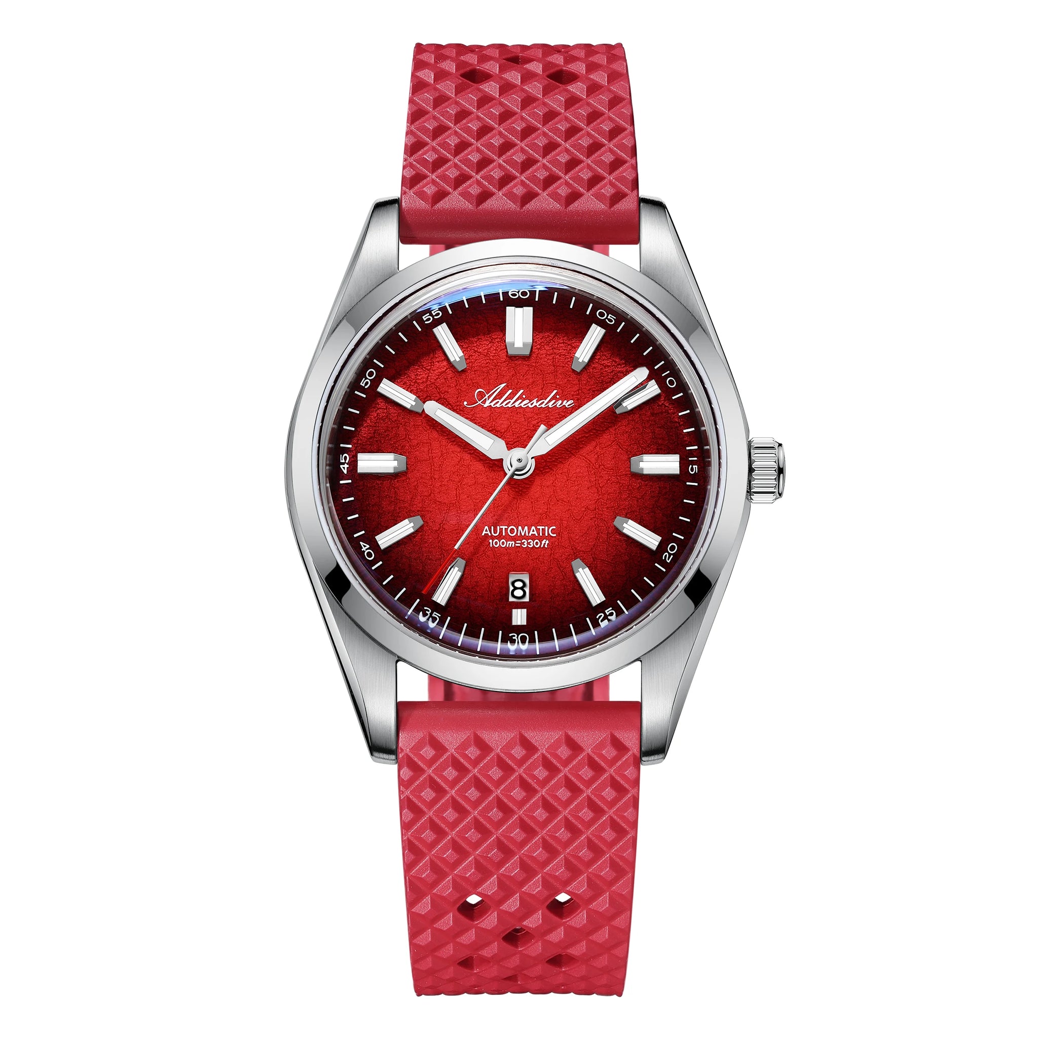 ADDIESDIVE Gradient Diver Watches for Men K1 Mineral Glass Stainless Steel Waterproof Automatic Mechanical Watches AD2531 Luxury