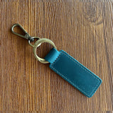 Free Customized Fashion Women Genuine Leather Keychain Vintage Creative Pendant Handmade Small Gift DIY Present Car Key Chain
