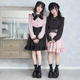 Kawaii Lolita Suspender Skirt Set – Sweet A-Line Mini