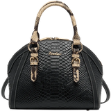 ZOOLER Women First Cow Genuine Leather Handbag Elegant Single Shoulder Bag Business Women Large Purses Saddle Black New#YC336