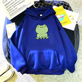 Kawaii Frog Harajuku Fleece Hoodie