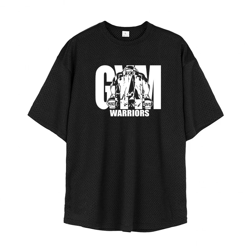 Men’s Quick-Dry Oversized Mesh Sport Tee