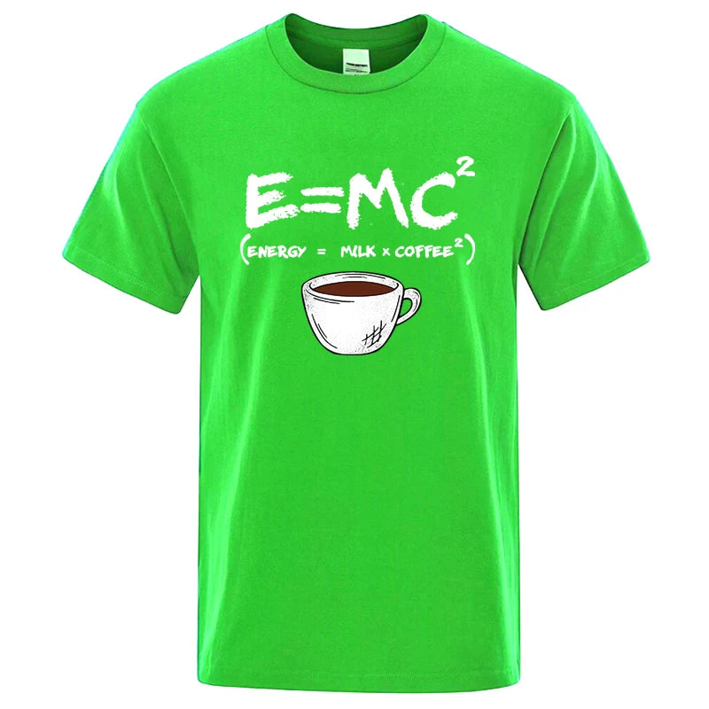 Energy=Milk+Coffee Cotton Tee