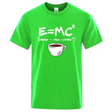 Energy=Milk+Coffee Cotton Tee