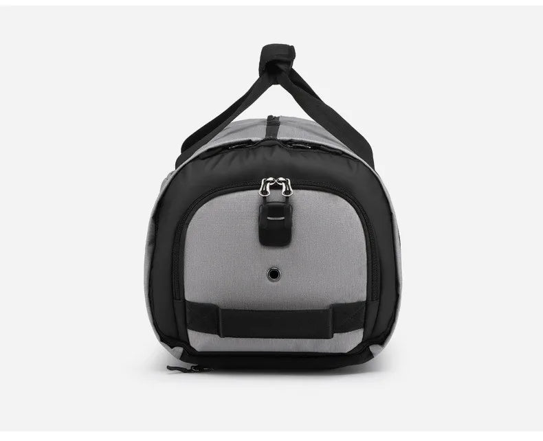 OZUKO Garment bag Multifunction Men Suit Storage Large Capacity Luggage Handbag Male Waterproof Travel Duffel Bag Shoes Pocket