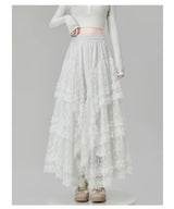 Gothic Lace Trumpet Skirt – Fairycore & Punk Streetwear