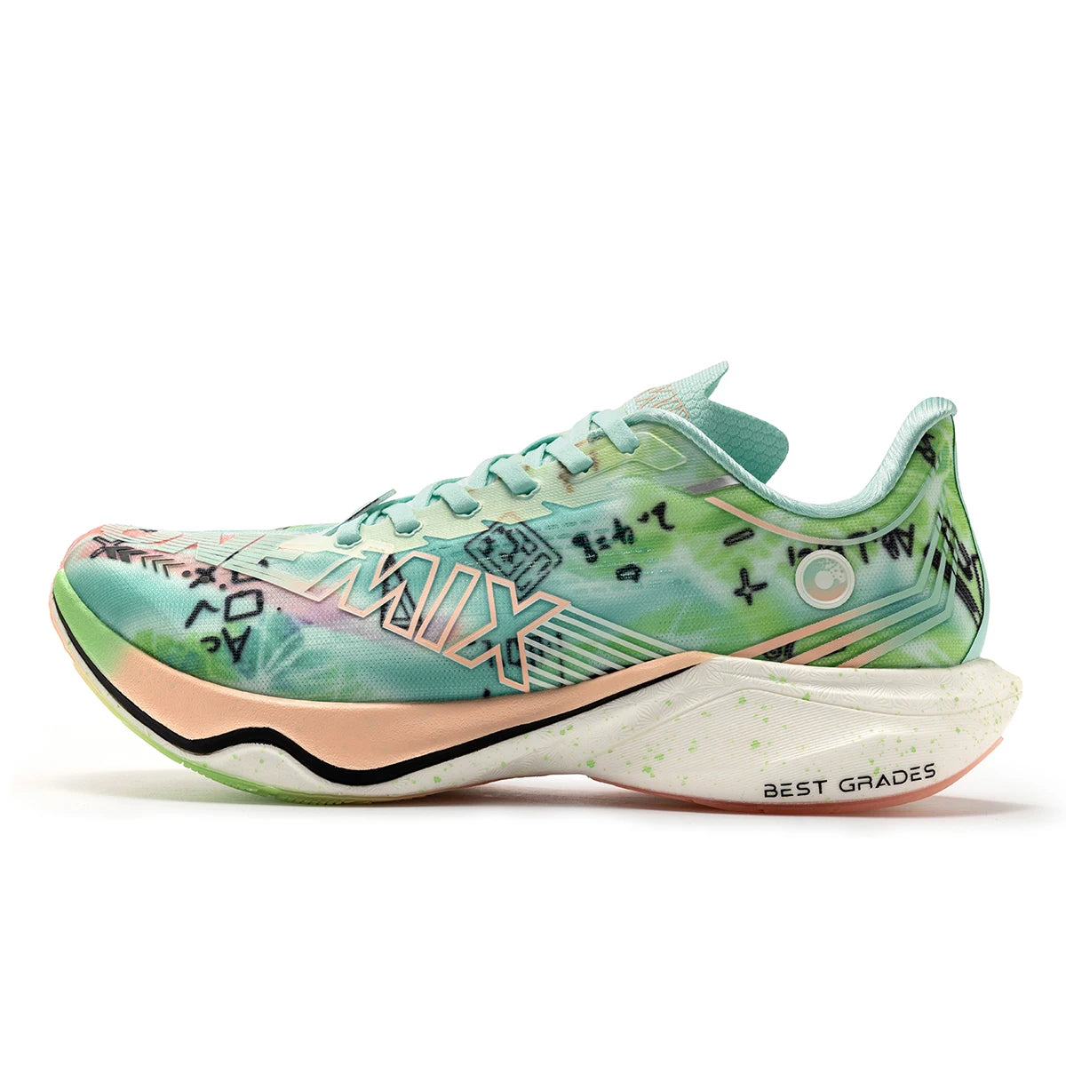 ONEMIX Nylon Carbon Plate Racing Running Training Shoes Men Full-length Shock Absorption Sports Carbon Plate Walking Sneakers