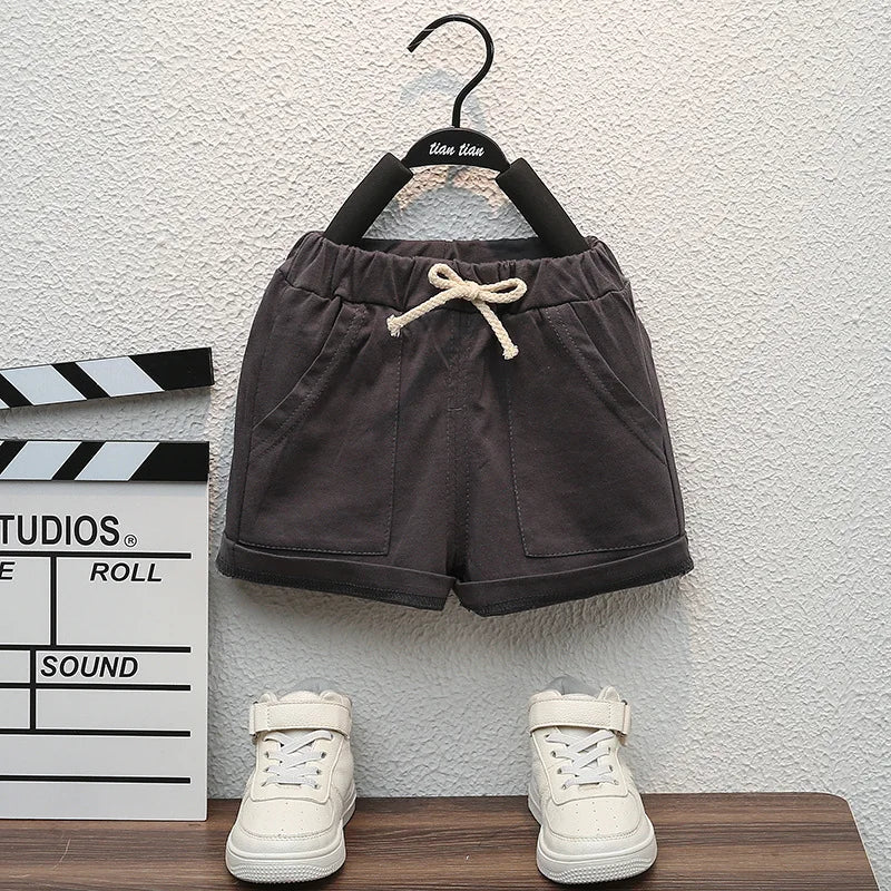 Boys' Summer Cotton Letter Print Set